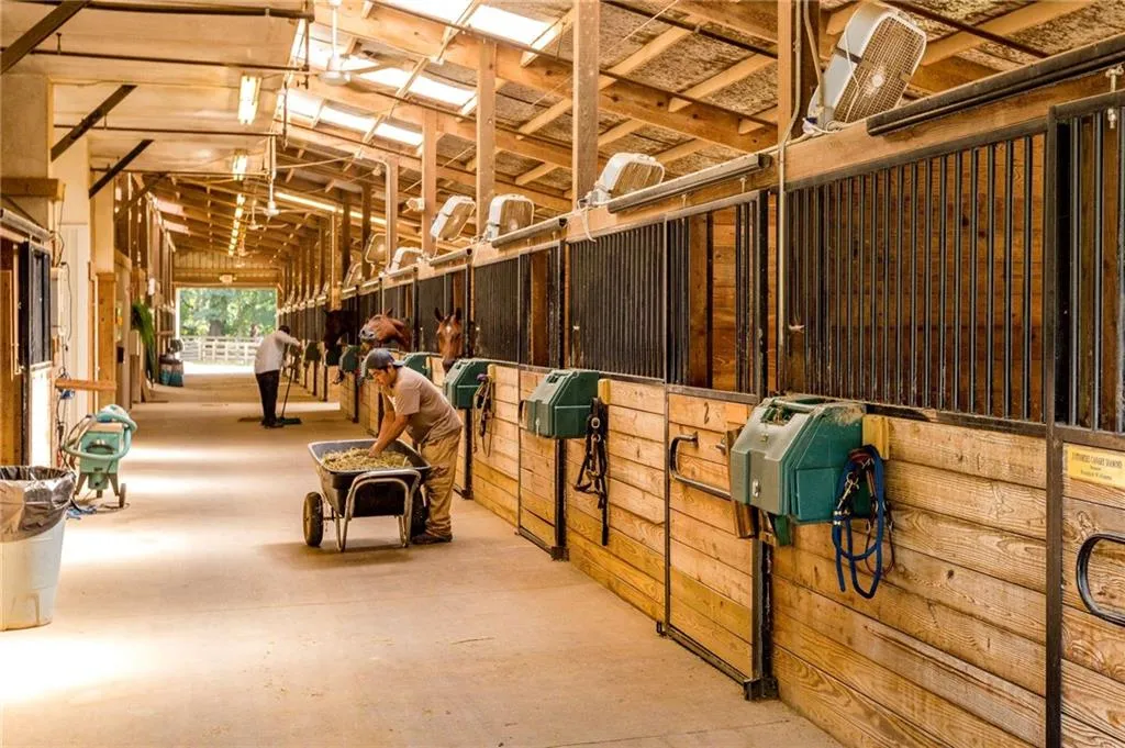 View of stable