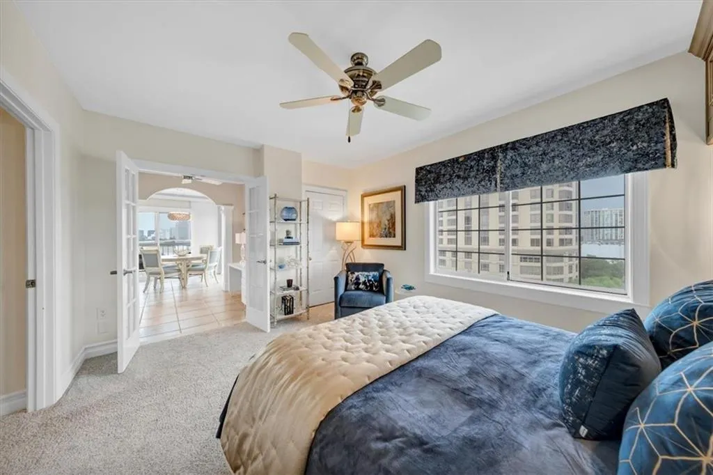 Condo layout feels open and flows
