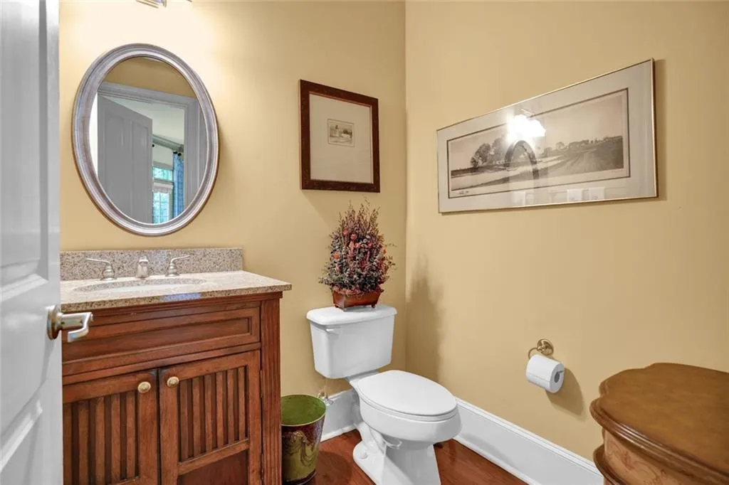 main level powder room