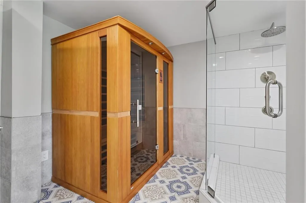 Terrace Full Bath features a Suana