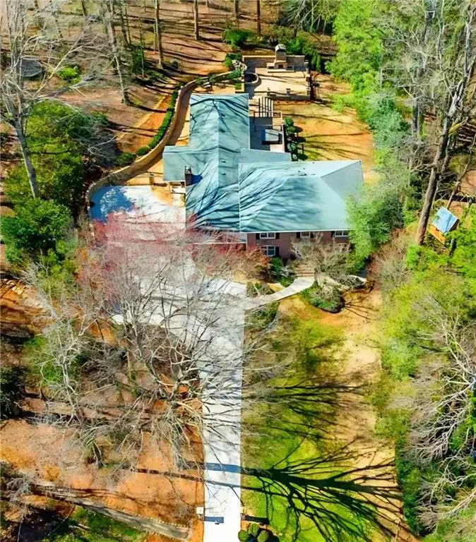 Aerial view of Property