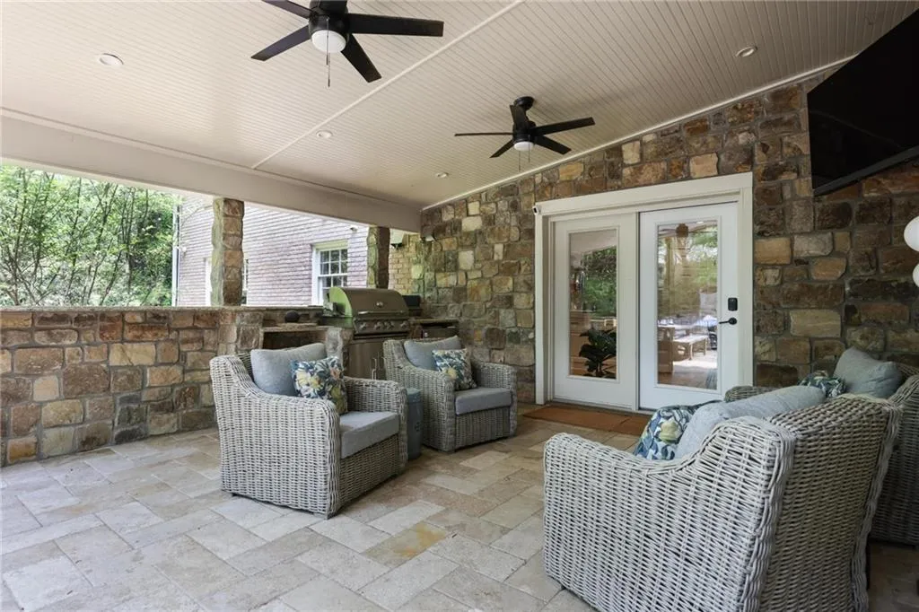Covered patio