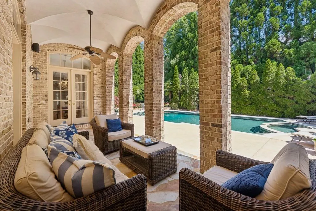 Outdoor Patio Designed For Dining Relaxation And Seamless Indoor Outdoor Living