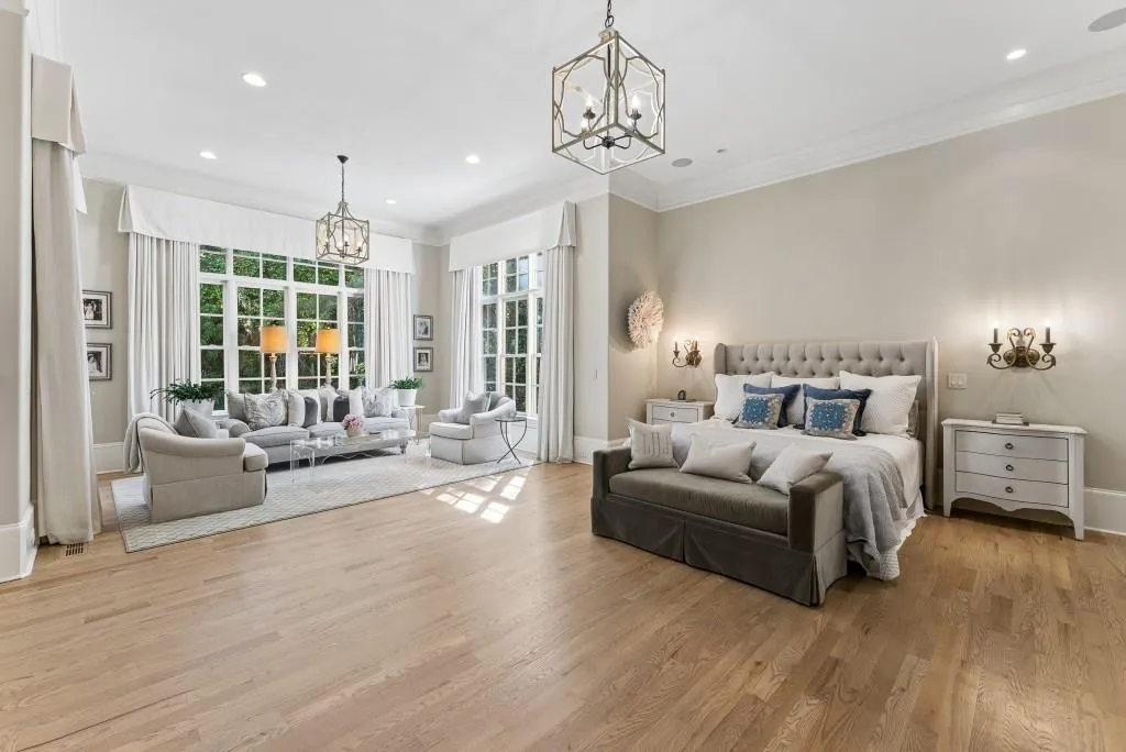Oversized Primary Suite Offering Private Retreat With Fireplace And Spacious Layout