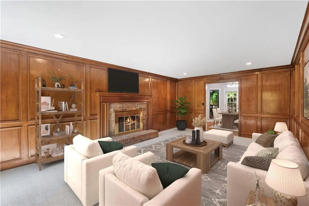 Living room - Virtually Staged