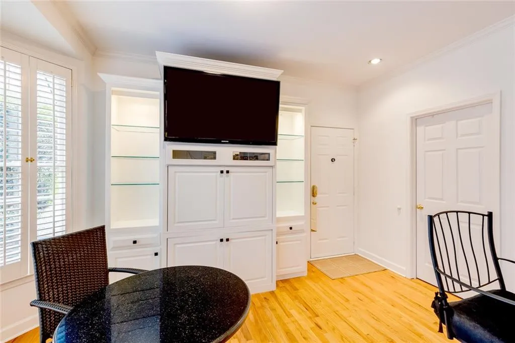 Custom built-In with TV included.