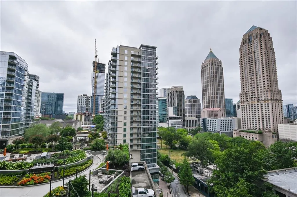 View of city skyline