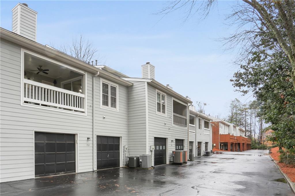 Rare oversized 2 car garage.