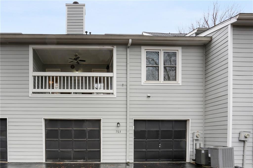 Rare oversized 2 car garage.