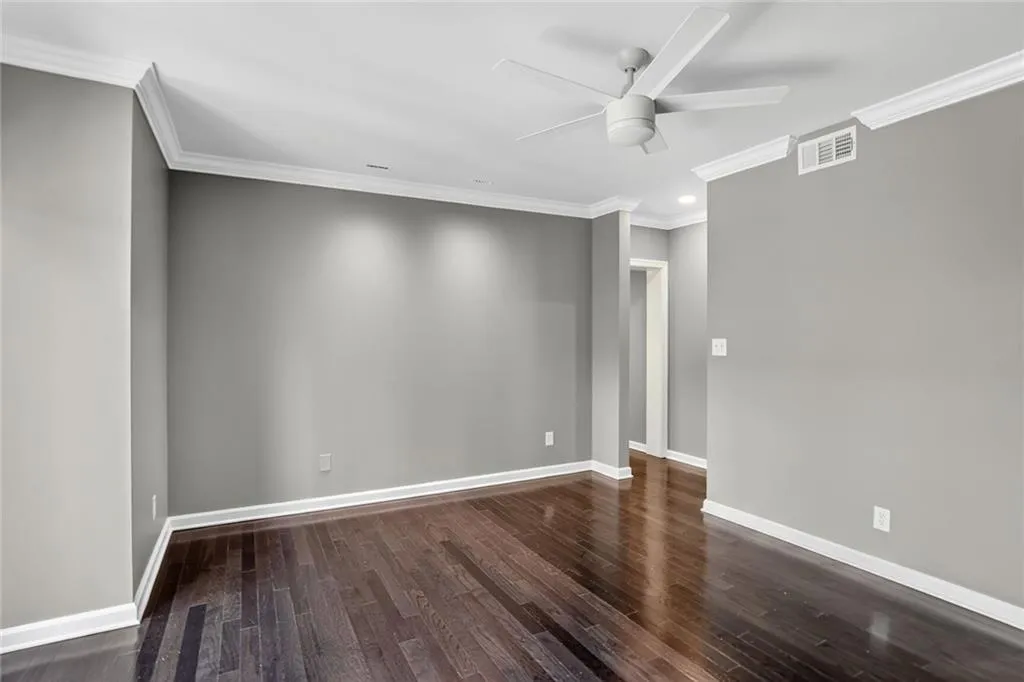 Primary Suite #1 -  With Accent Lights, and Showing Doorway to Huge Walk-In Closet, and Dresing Room. Primary Suite #1 -  With Accent Lights, and Showing Doorway to Huge Walk-In Closet, and Dresing Room.