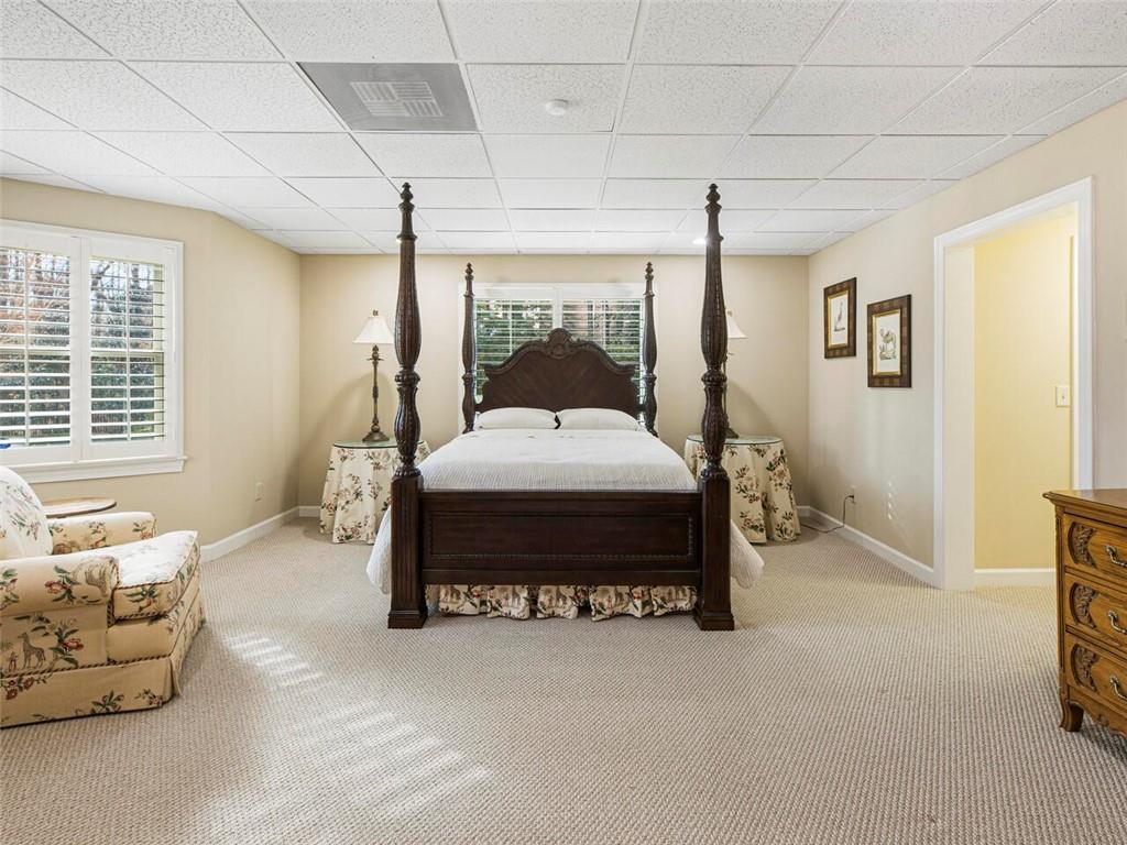 First of 2 large guest quarters in the terrace level