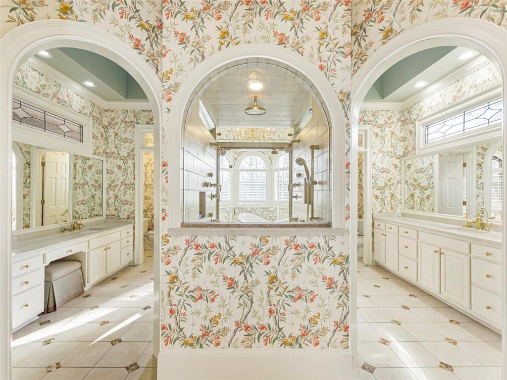 Lavish master bath