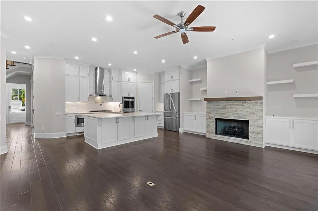 The Dining Room sits in the back of the main floor living room