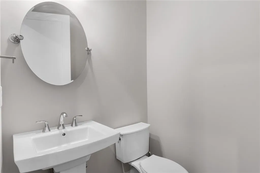 Main floor powder room