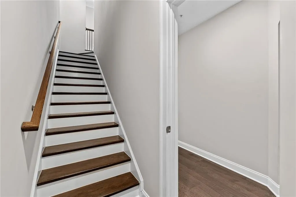 Stairs to terrace level