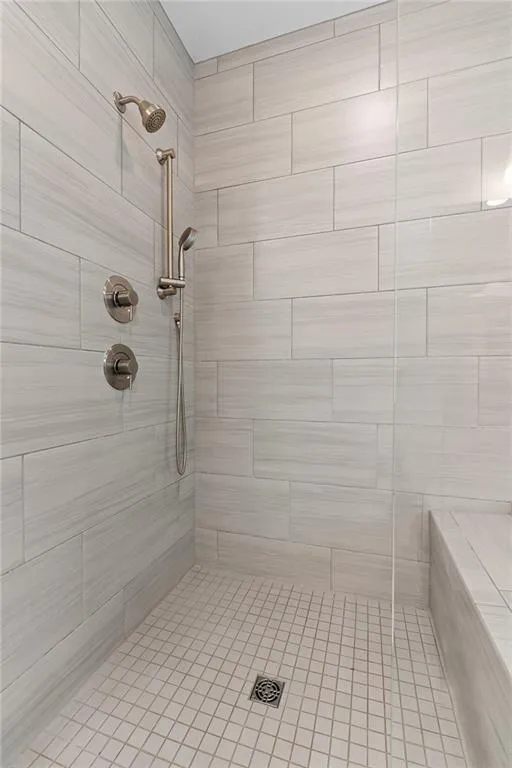 Oversized shower
