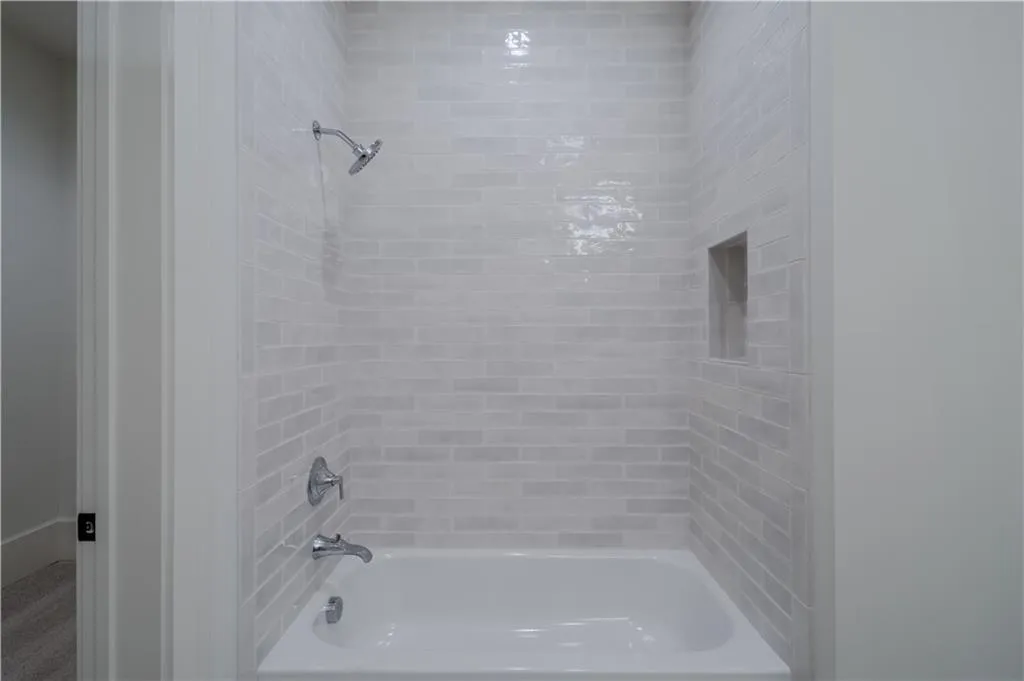 Bathroom with bathtub / shower combination