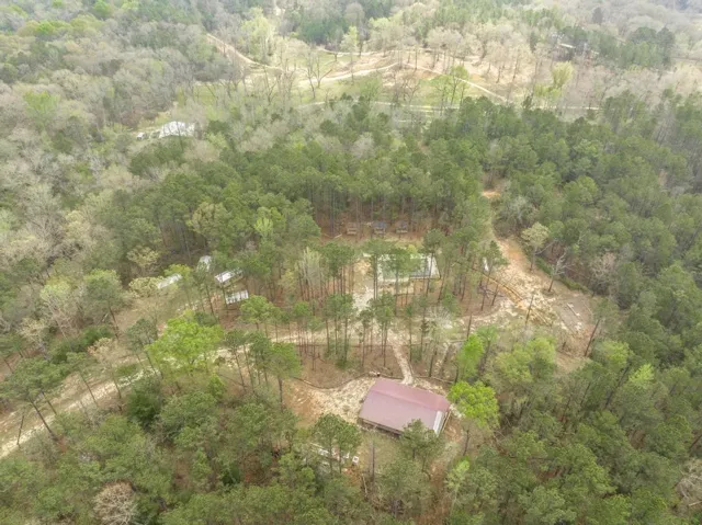 A "Birds eye View" of The Camp at LORDS Manor, your beautiful turnkey retreat in Middle Georgia.