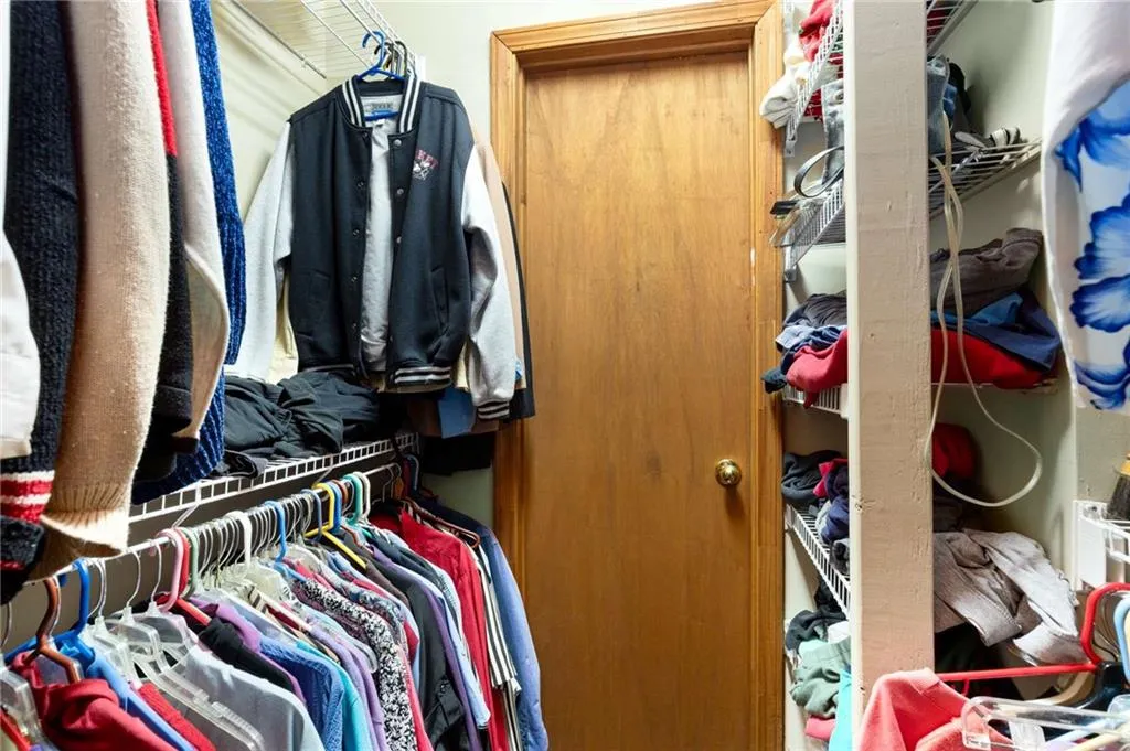 View of spacious closet