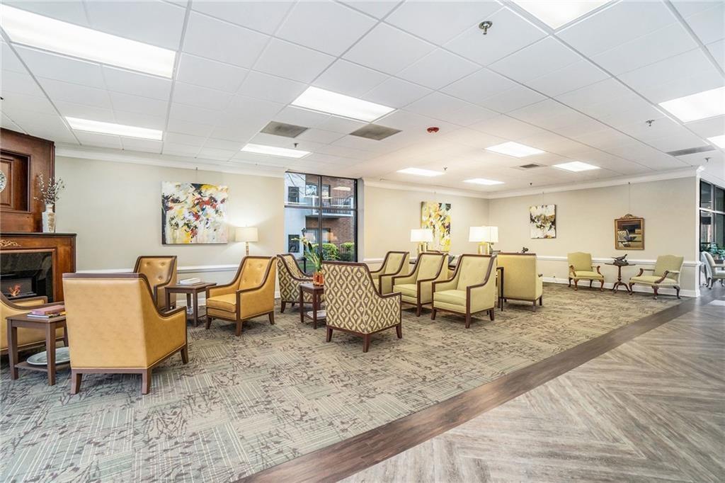 View of building lobby