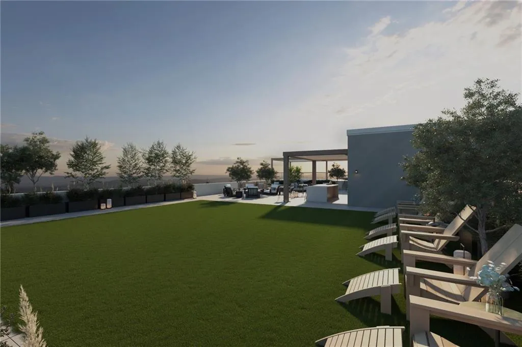 Rooftop Terrace with Heated Plunge Pool, Wine Bar, Summer Kitchen, and Fitness Studio
