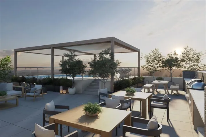 Rooftop Terrace with Heated Plunge Pool, Wine Bar, Summer Kitchen, and Fitness Studio