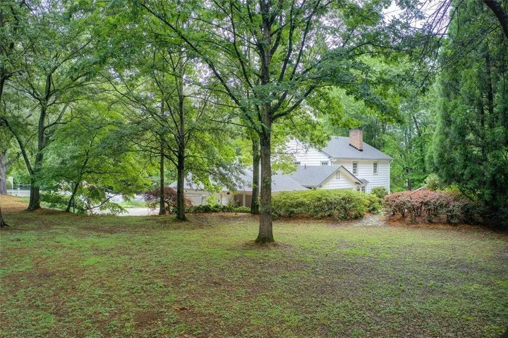 Tucked away in the back is a huge, flat yard. Surprise!