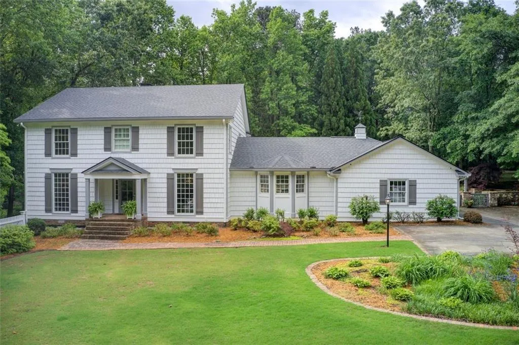 Grace and charm exude from this beautiful traditional.