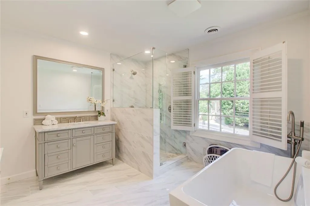 Just finished spa like primary bathroom