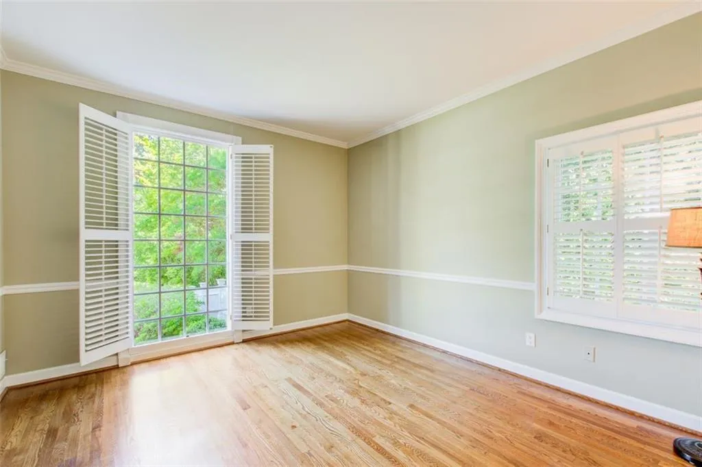Bedroom on the main level