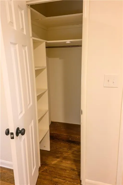 View of closet