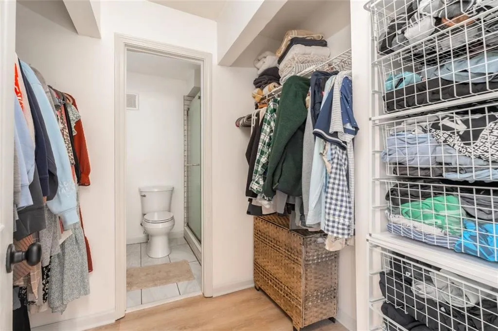 Roomy owner's closet