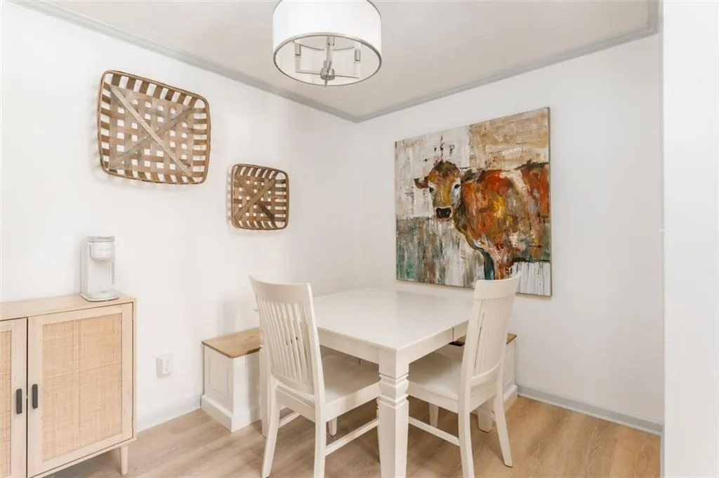 Separate dining space