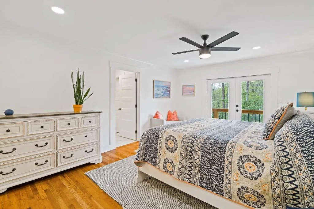 Primary Suite Overlooks The Curated Outdoor Oasis!