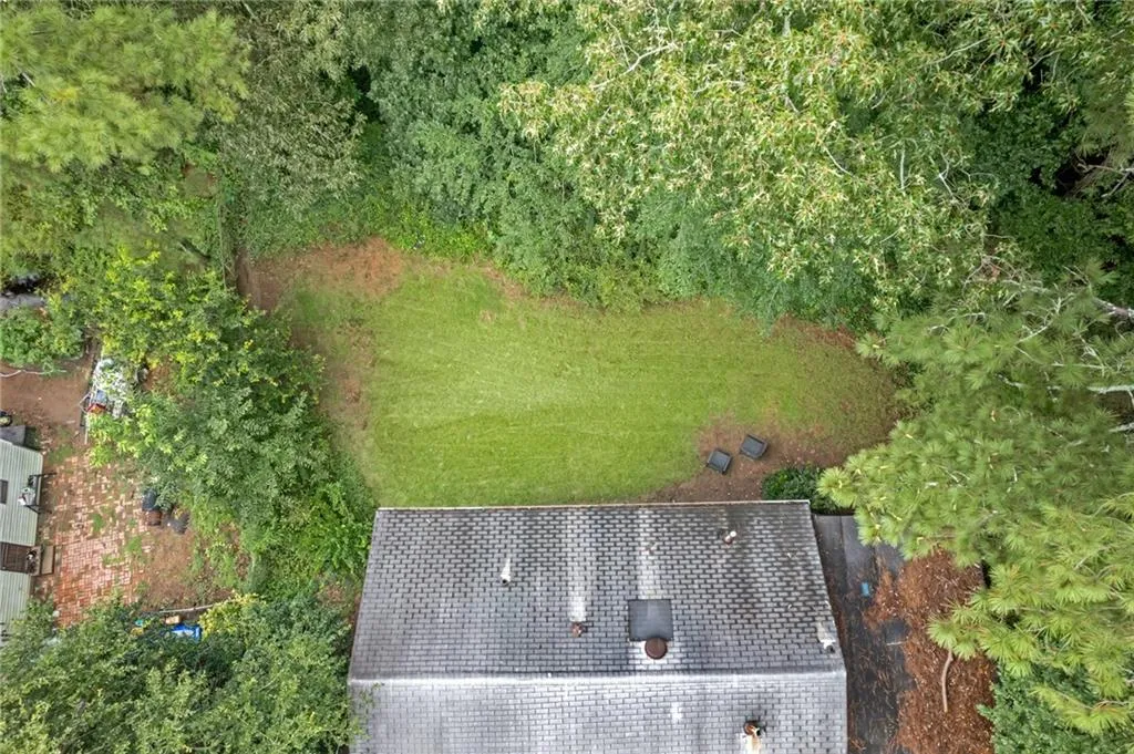 Private fenced yard