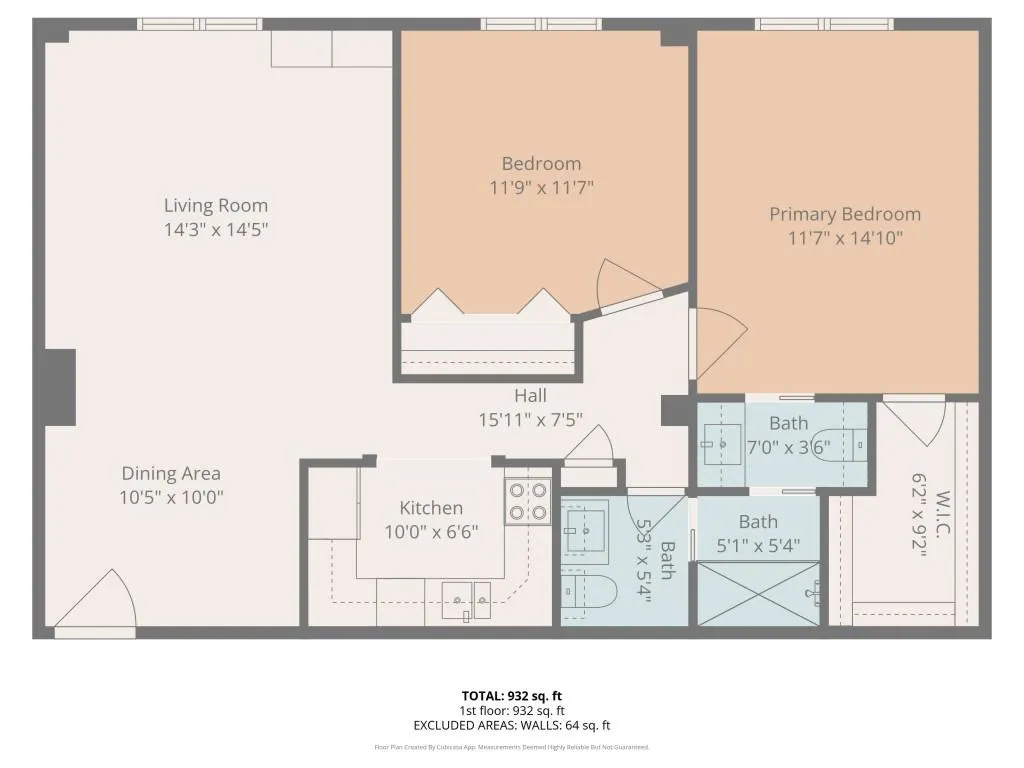 Largest floorplan in the building