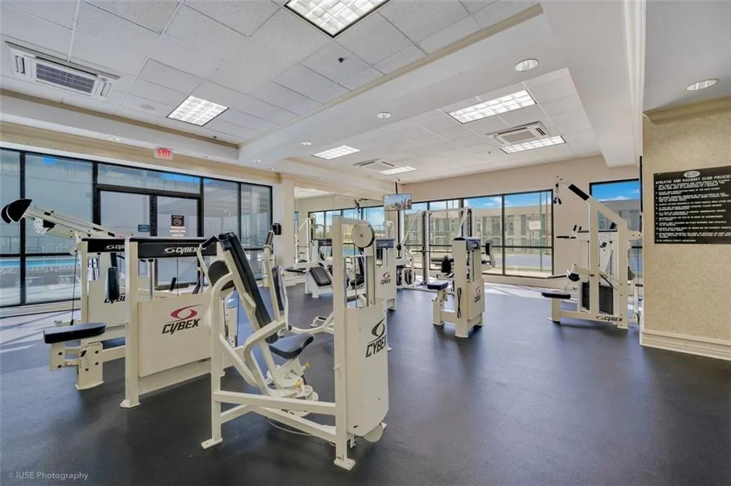 Health is wealth in this large community gym with all the equipment needed for a proper workout!