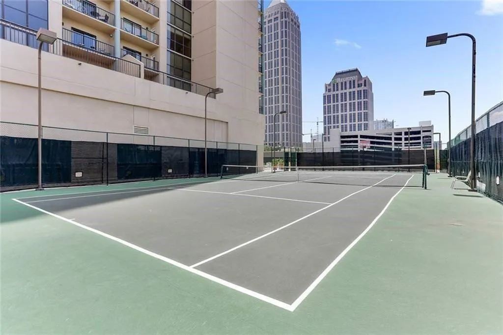 Enjoy tennis, or run a lap around the track!