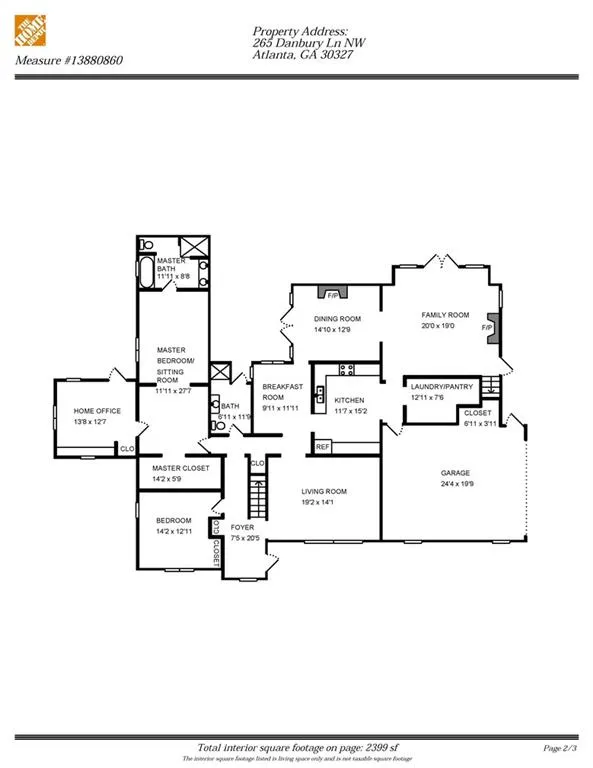 265 Danbury Lane, Atlanta, Georgia 30327, 5 Bedrooms Bedrooms, ,4 BathroomsBathrooms,Residential,Sold,265 Danbury Lane,6035392