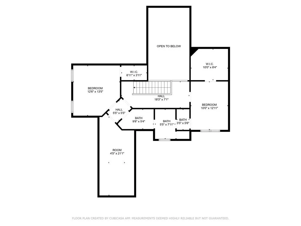 Second floor floorplan