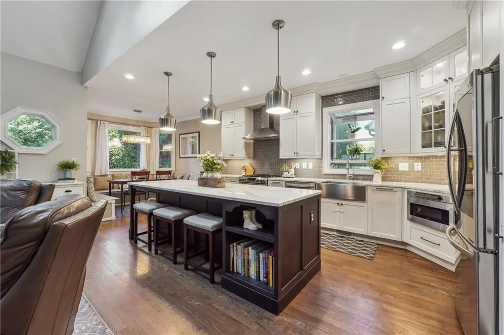 No expense was spared with this kitchen renovation a few years ago!