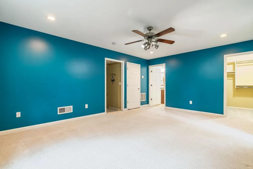 Custom Closet Here Too And White Door Opens To INCREDIBLE Walk-In Attic!
