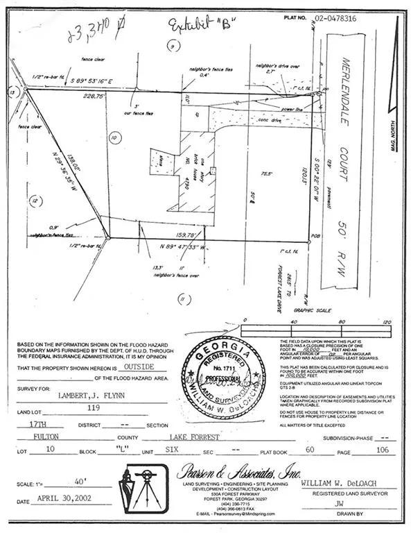 4790 Merlendale Court, Sandy Springs, Georgia 30327, ,Land,Sold,4790 Merlendale Court,5955993