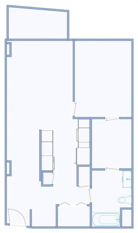 View of room layout