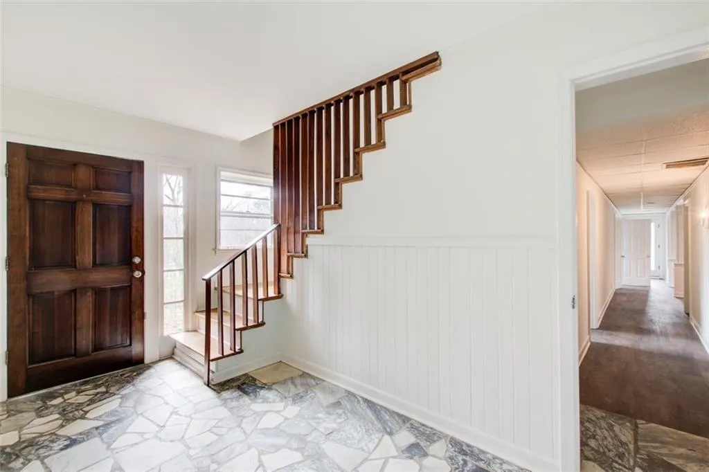 Welcome home foyer in the terrace level