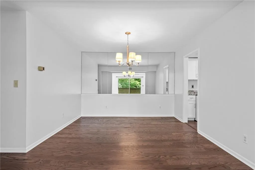 Spacious dining room