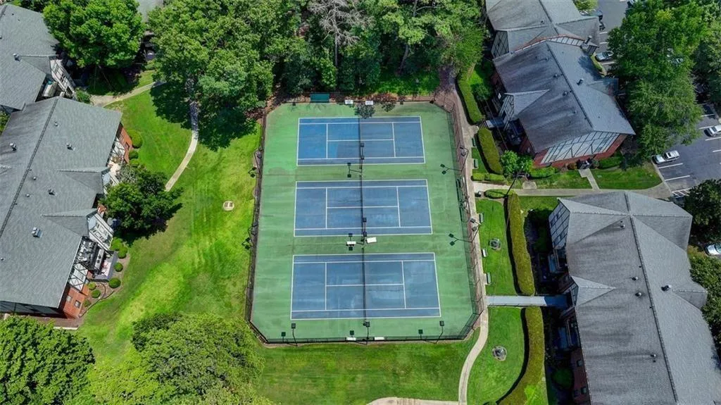 Three tennis courts!!