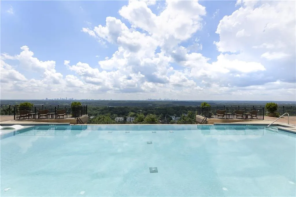 Enjoy the most incredible views of the city while lounging by the pool.