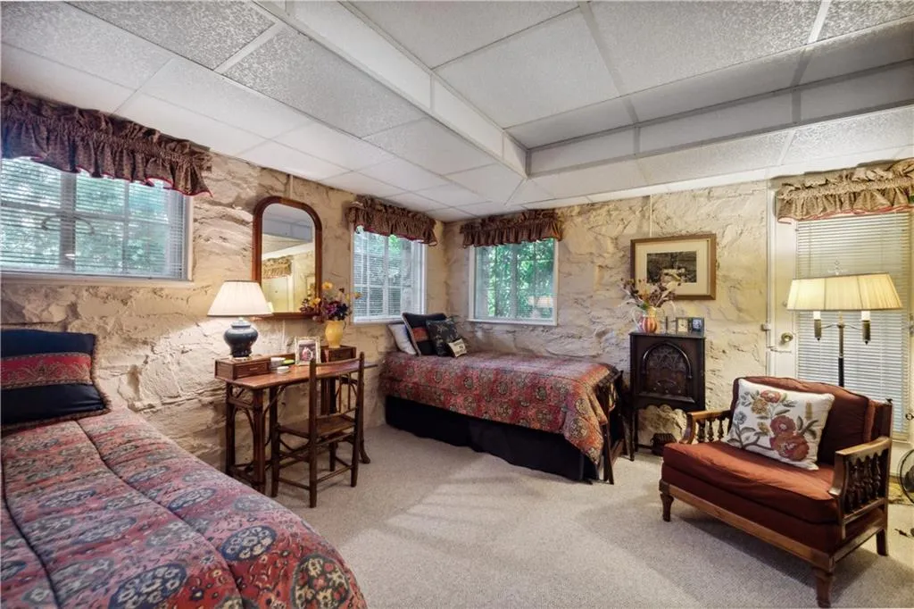 Basement bedroom