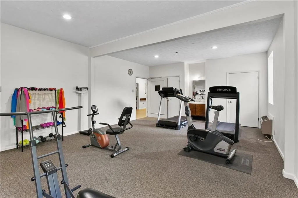 Workout area